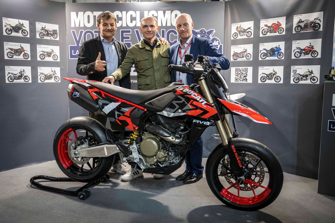 Ducati Hypermotard 698 Mono RVE is the “Moto più bella” (Most beautiful bike) of EICMA 2023