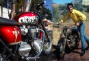 ‘Elvis Presley’ Triumph and matching guitar