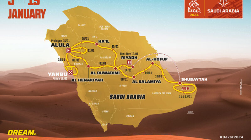 Dakar Rally 2024 rout announced