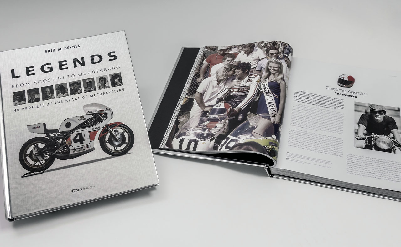 "Legends: From Agostini to Quartararo" - A book by Eric de Seynes