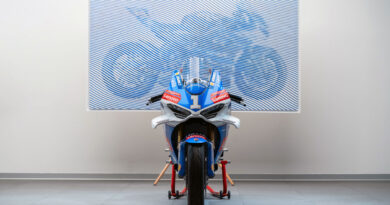 The Panigale V4 Tricolore Italia inspires a work of art by Italian artist Andrea Crespi