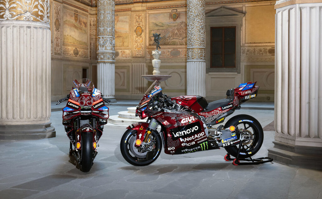 At Mugello with a livery inspired by the Renaissance: Ducati speaks of Italian excellence made of art and ingenuity