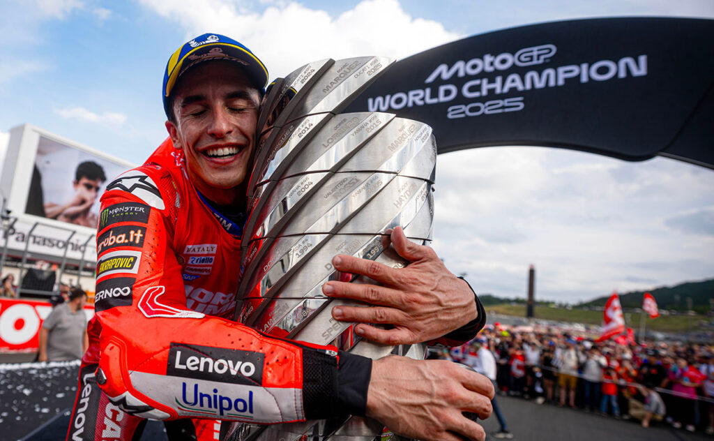 Marc Márquez and Ducati are the 2025 MotoGP World Champions