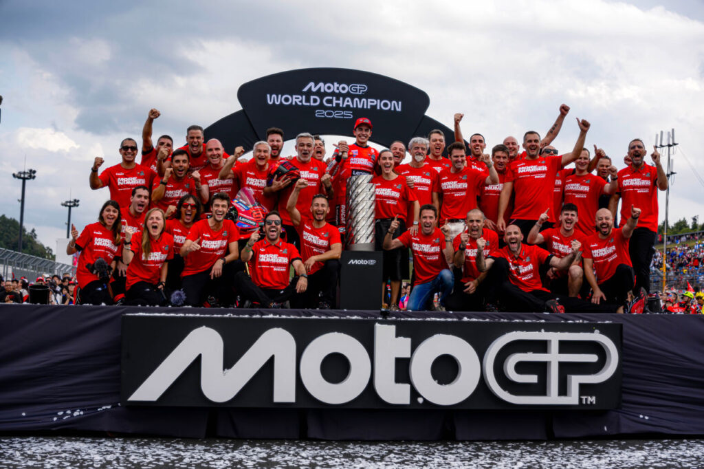 Marc Márquez and Ducati are the 2025 MotoGP World Champions